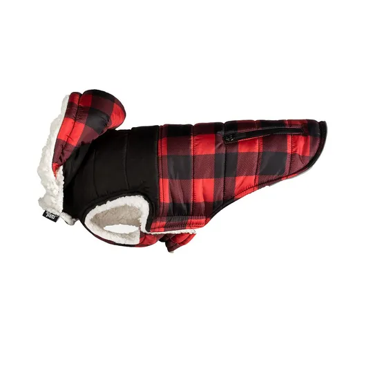 Coat Marley Winter Jacket Red/Black Plaid