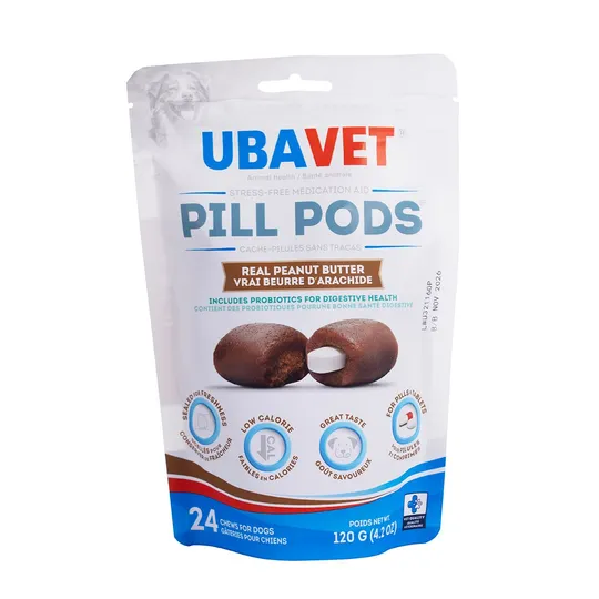 Ubavet Pill Pods Medication Aid with Probiotics