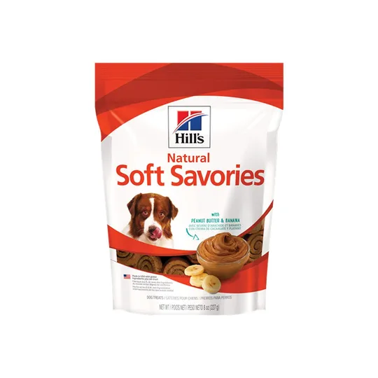 Hills Naturals Treats Savories with Peanut Butter & Banana