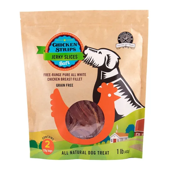 Chicken Jerky Slices Soft Silverspur