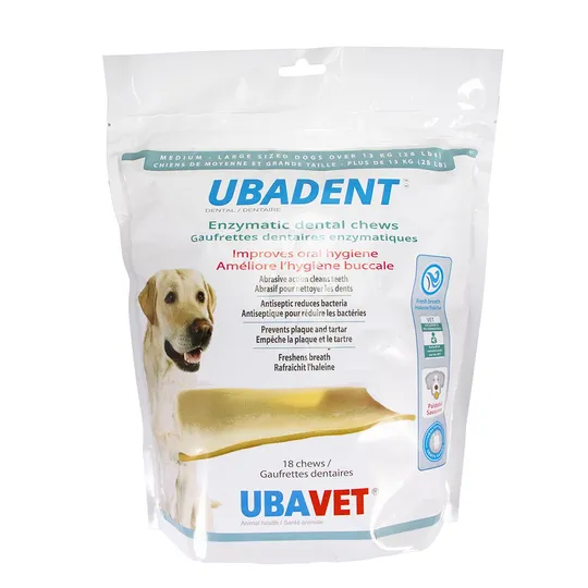 Ubadent Enzymatic Dental Chews For Med/Large Dogs
