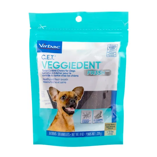 Cet Veggiedent Fr3 sh Tartar Chews Xsmall
