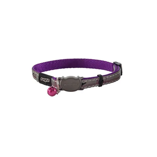 Collar Rogz Break Away Nightcat Adjustable Grey/Purple Birds