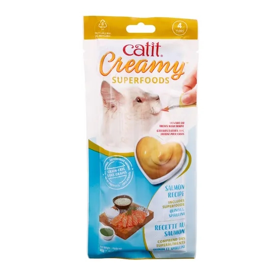 Catit Creamy Superfood Salmon Recipe with Quinoa And Spirulina