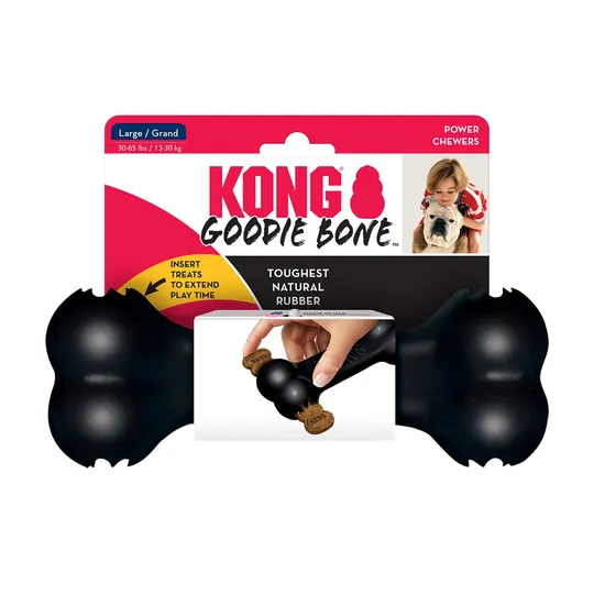 Kong Extreme Goodie Bone Black