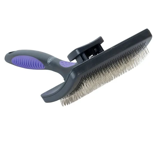 Buster Slicker Brush Self Cleaning Hard Pins