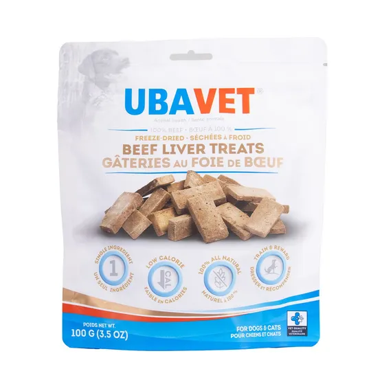 Ubavet Freeze Dried Beef Liver Treats