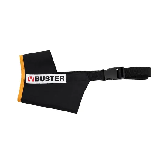 Buster Muzzle Nylon Easy ID Black/Orange