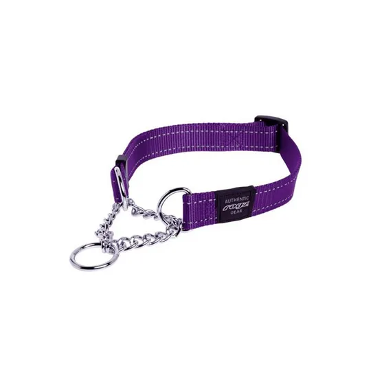 Collar Rogz Snake Obedience Half Check Purple
