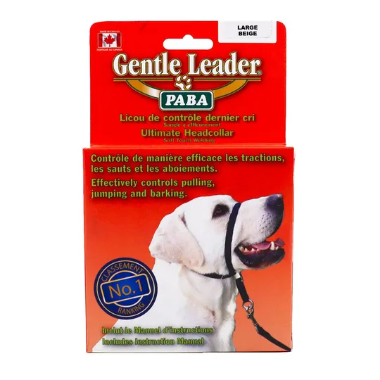 Gentle Leader Adjustable Headcollar Beige