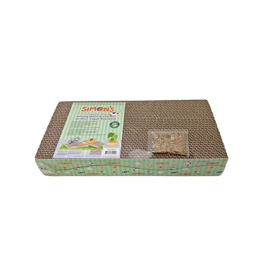 Simons Corrugated Wave Scratcher Medium with Catnip