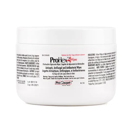 Prohex 4 Wipes(4% Chlorhexidine Gluc)