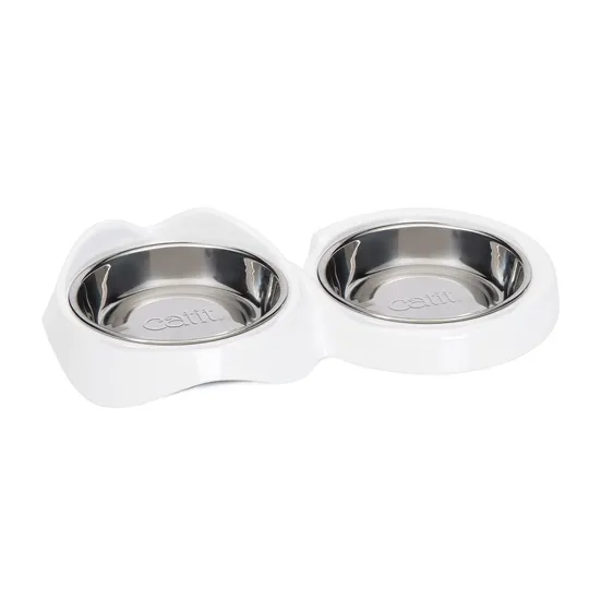 Bowl Cat Catit Pixi Double Diner White