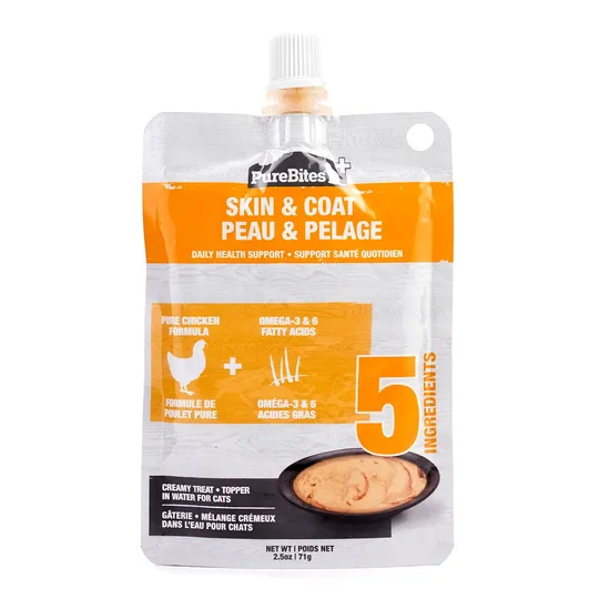 Purebites Plus Squeezables Skin & Coat