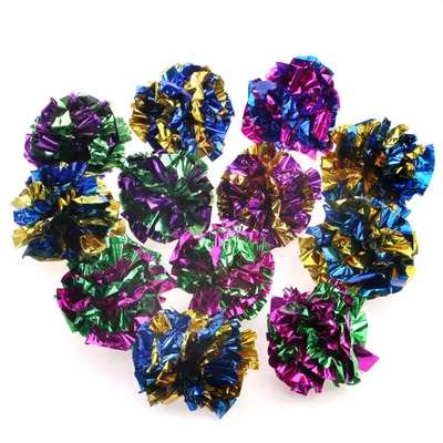 Bulk Display Foil Crinkle Balls
