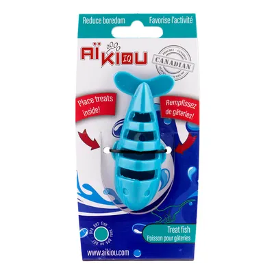 Aikiou Cat Treat Fish Toy - Aqua