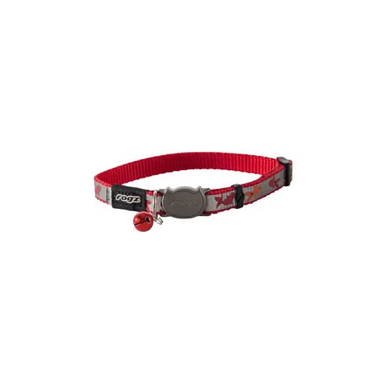 Collar Rogz Break Away Reflectocat Adjustable Red Fish