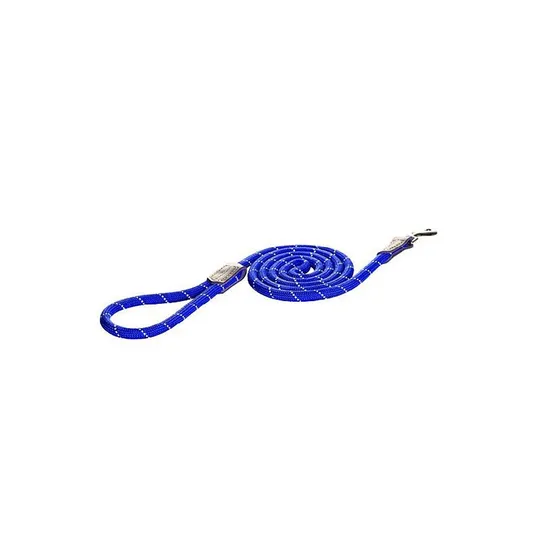 Lead Rogz Rope Long Fixed Blue