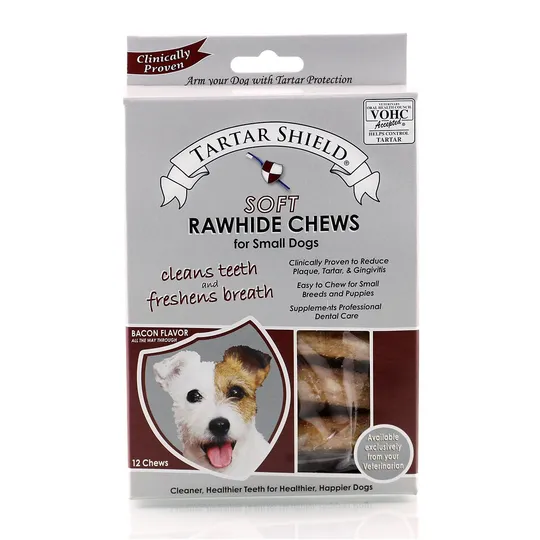 Tartar Shield Soft Rawhide Chew - Small