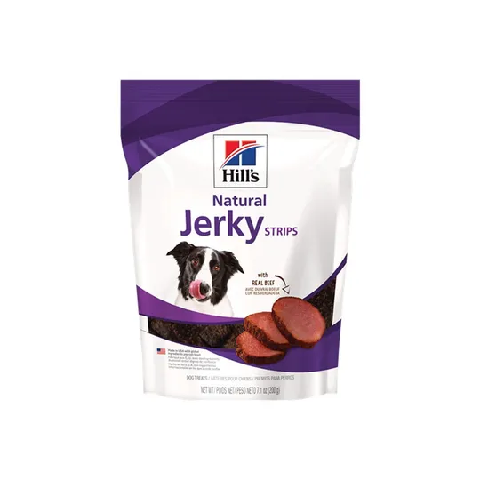 Hills Natural Treats Jerky Strips with Beef