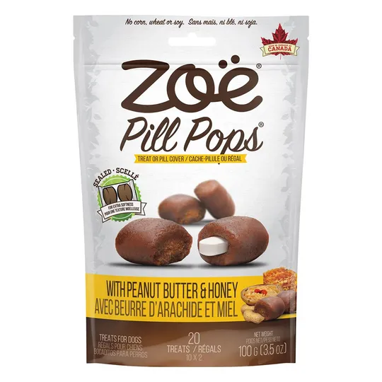 Zoe Pill Pops Peanut Butter with Honey