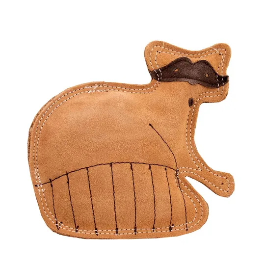 Dura-Fused Leather & Jute Raccoon