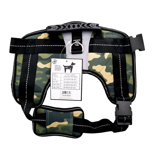 Harness Silver Paw Heavy Duty Camo