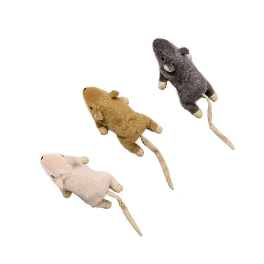 Flat Mouse Frankie with Catnip Assorted