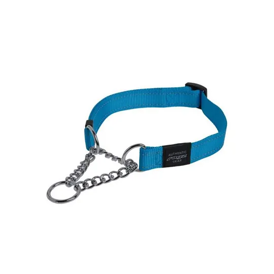 Collar Rogz Snake Obedience Half Check Turquoise