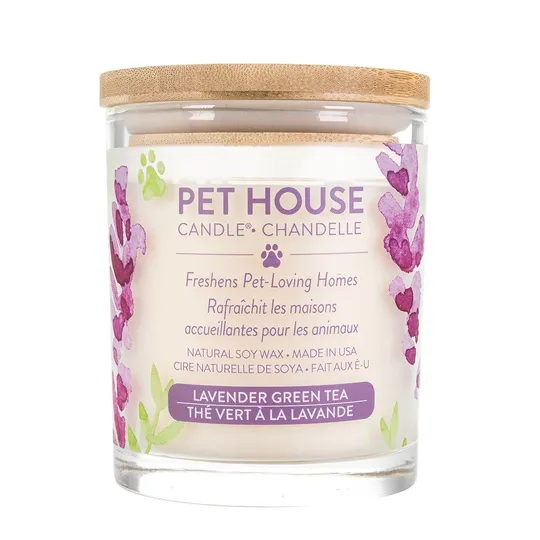 Candle Pet House One Fur All Lavender Green Tea