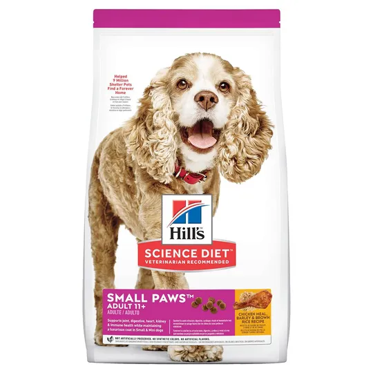 Science Diet Small Paws 11+ Chicken Barley & Rice