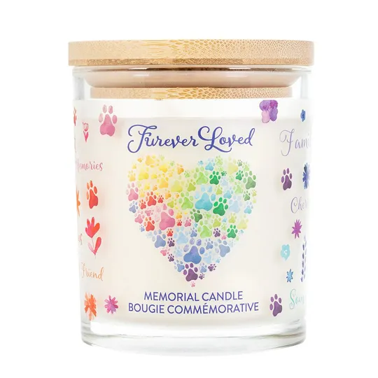 Candle Pet House One Fur All Furever Loved Memorial