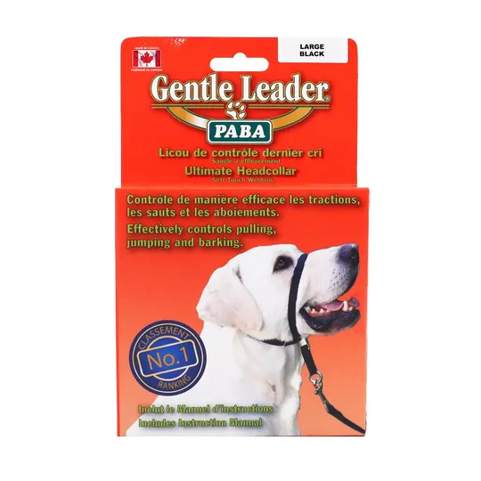 Gentle Leader Adjustable Headcollar Black