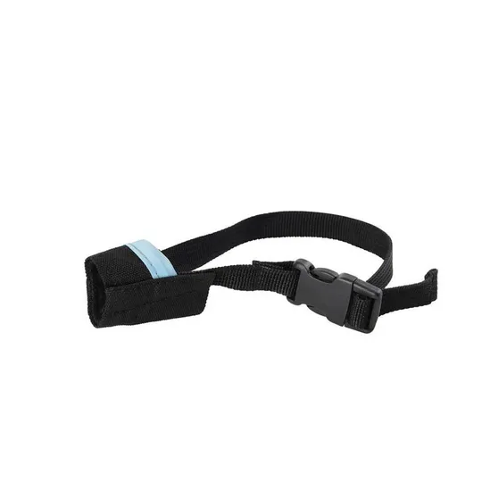 Buster Muzzle Nylon Easy ID Black/Light Blue