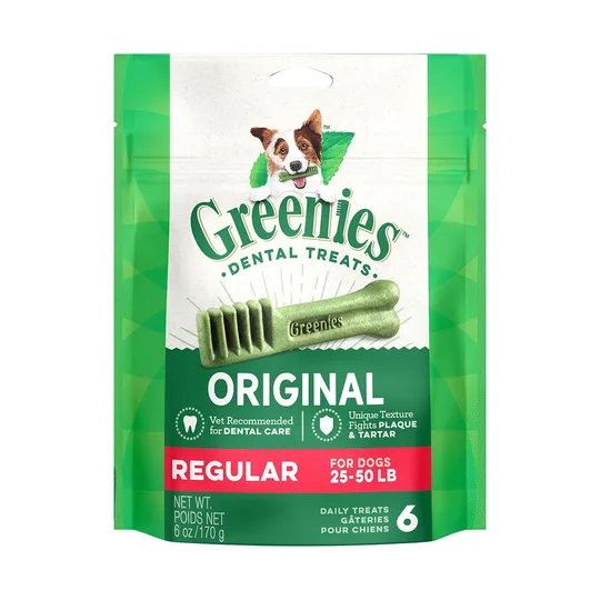 Greenie Dental Treat Original 6 oz Mini Pak Regular