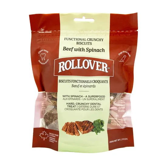 Rollover Functional Crunchy Biscuits Beef with Spinach
