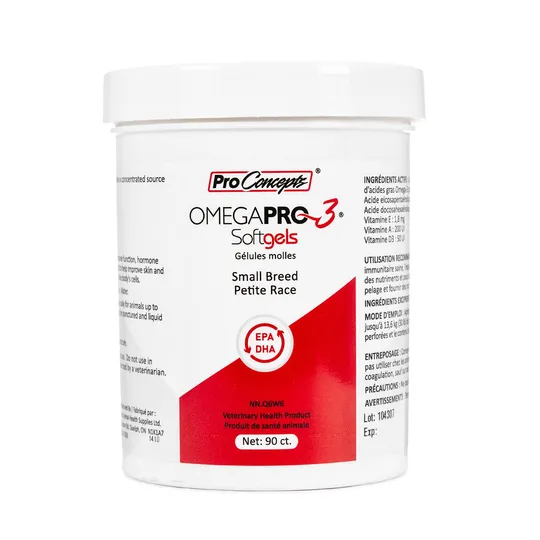 Omega Pro 3 Softgels Small Breed