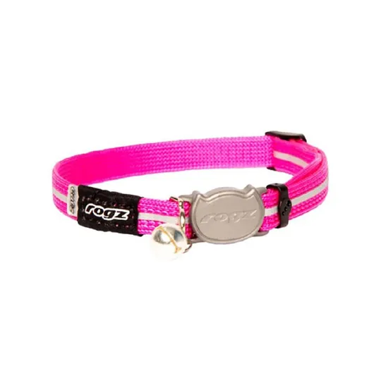 Collar Rogz Break Away Alleycat Adjustable Pink