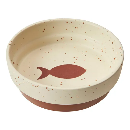 Bowl Stoneware Cat Sedona Dish Chestnut Brown