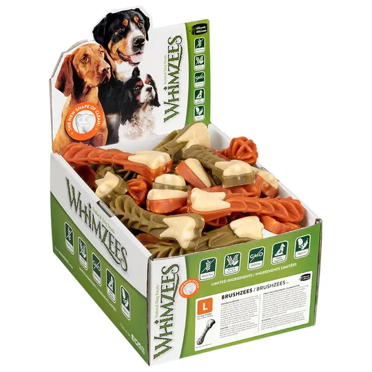 Whimzees Brusheez Large Bulk