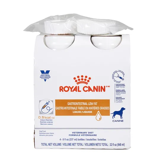 RC Gastrointestinal Low Fat Liquid - 4/Pkg