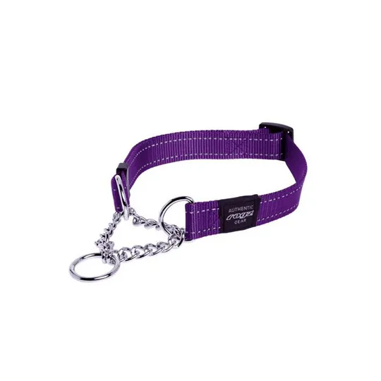 Collar Rogz Lumberjack Obedience Half Check Purple