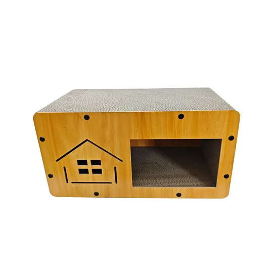 Simons Corrugated Luxe Cat Chateau with Catnip - House